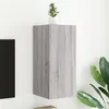 Image de vidaXL Meuble TV mural avec lumières LED sonoma gris 30,5x35x70 cm837242