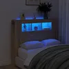 Image de vidaXL Tête de lit à LED chêne sonoma 120x18,5x103,5cm bois ingénierie837339