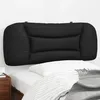 Image de vidaXL Coussin de tÃªte de lit noir 100 cm similicuir