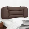 Image de vidaXL Coussin de tête de lit marron 100 cm similicuir