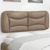 Image de vidaXL Coussin de tête de lit cappuccino 140 cm similicuir
