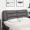 Image de vidaXL Coussin de tÃªte de lit gris 160 cm similicuir