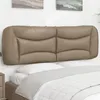 Image de vidaXL Coussin de tête de lit cappuccino 160 cm similicuir