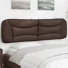 Image de vidaXL Coussin de tête de lit marron 180 cm similicuir