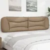 Image de vidaXL Coussin de tête de lit cappuccino 200 cm similicuir