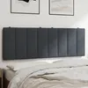 Image de vidaXL Coussin de tÃªte de lit gris foncÃ© 120 cm velours