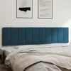 Image de vidaXL Coussin de tÃªte de lit bleu 200 cm velours