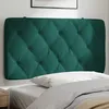 Image de vidaXL Vidaxl Coussin De Tête De Lit Vert Foncé 100 Cm Velours