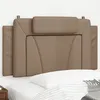 Image de vidaXL Coussin de tête de lit cappuccino 100 cm similicuir