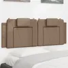 Image de vidaXL Coussin de tête de lit cappuccino 120 cm similicuir