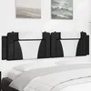 Image de vidaXL Coussin de tÃªte de lit noir et blanc 200 cm similicuir