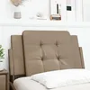 Image de Vidaxl Coussin De TÃªte De Lit Cappuccino 80 Cm Similicuir