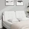 Image de vidaXL Coussin de tÃªte de lit blanc 120 cm similicuir