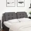 Image de vidaXL Coussin de tÃªte de lit gris 160 cm similicuir