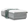Image de vidaXL Cadre de lit sans matelas sonoma gris 90x200 cm