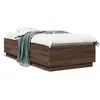 Image de vidaXL Cadre de lit sans matelas chÃªne marron 90x200 cm