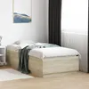 Image de vidaXL Cadre de lit chêne sonoma 75x190 cm bois d'ingénierie