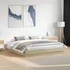 Image de vidaXL Cadre de lit chêne sonoma 200x200 cm bois d'ingénierie