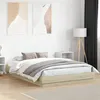 Image de vidaXL Cadre de lit sans matelas chêne sonoma 160x200 cm3209844