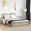 Image de vidaXL Cadre de lit sans matelas chêne sonoma 140x200 cm3209921