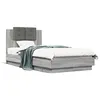 Image de vidaXL Cadre de lit sans matelas sonoma gris 75x190 cm