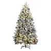 Image de vidaXL vidaXL Sapin de Noël artificiel articulé 300 LED et boules 300 cm