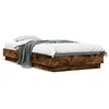 Image de vidaXL vidaXL Cadre de lit sans matelas chêne fumé 90x200cm bois d'ingénierie