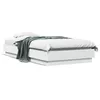 Image de vidaXL Cadre de lit sans matelas blanc 90x190 cm bois d'ingÃ©nierie