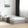 Image de vidaXL Cadre de lit sonoma gris 90x190 cm bois d'ingénierie