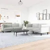 Image de vidaXL Ensemble de canapés 2 pcs gris clair velours3209219
