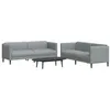 Image de vidaXL Ensemble de canapés 2 pcs gris clair tissu3209238