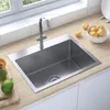 Image de Vidaxl Ensemble Ã Manger De Jardin Et Coussins 9 Pcs Gris Clair Rotin