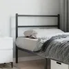 Image de vidaXL Tête de lit métal noir 107 cm