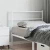 Image de vidaXL Tête de lit métal blanc 100 cm