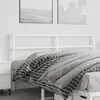 Image de vidaXL Tête de lit métal blanc 160 cm