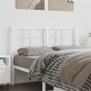 Image de vidaXL Tête de lit métal blanc 120 cm