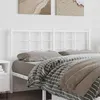 Image de vidaXL Tête de lit métal blanc 135 cm