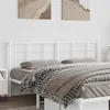 Image de vidaXL Tête de lit métal blanc 180 cm