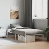 Image de vidaXL Cadre de lit métal sans matelas blanc 90x190 cm373665