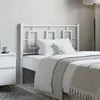 Image de vidaXL Tête de lit métal blanc 100 cm