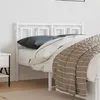 Image de vidaXL Tête de lit métal blanc 120 cm