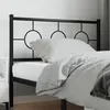Image de vidaXL TÃªte de lit mÃ©tal noir 107 cm