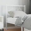 Image de vidaXL Vidaxl Tête De Lit Métal Blanc 80 Cm