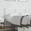 Image de vidaXL Tête de lit métal blanc 120 cm