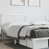 Image de vidaXL Tête de lit métal blanc 193 cm