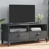 Image de vidaXL Meuble TV VIKEN gris anthracite bois de pin solide374931