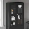 Image de vidaXL Dessus pour buffet VIKEN noir bois d'ingénierie