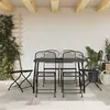Image de vidaXL Ensemble à manger de jardin 7 pcs anthracite métal maille3211813