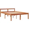 Image de vidaXL Lit pour personne âgée sans matelas 135x190 cm bois pin massif844153
