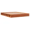 Image de vidaXL Cadre de lit sans matelas cire marron 160x200cm bois pin massif
